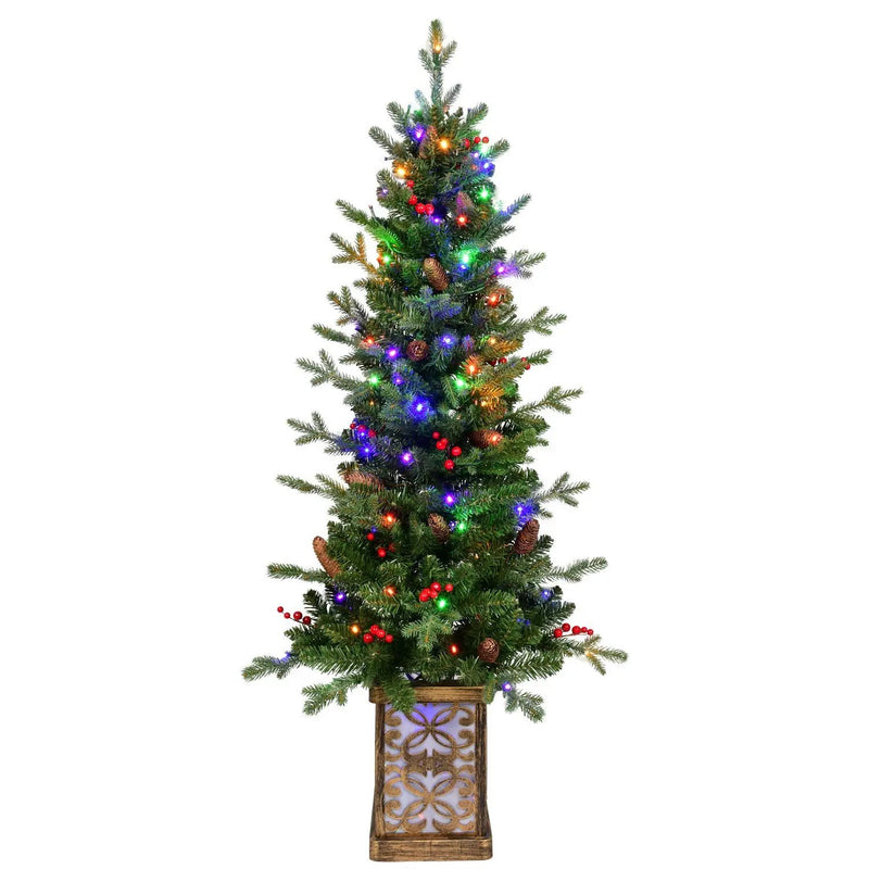 4FT Pre-Lit Christmas Tree by HouseOfZazla