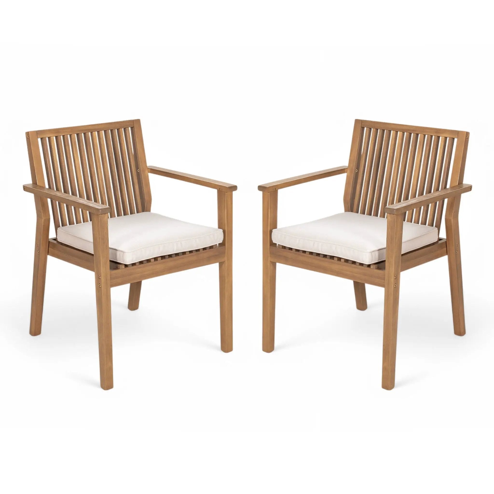 Patio Dining Chair, Comfortable Waterproof Seating (Set of 2) by HouseOfZazla
