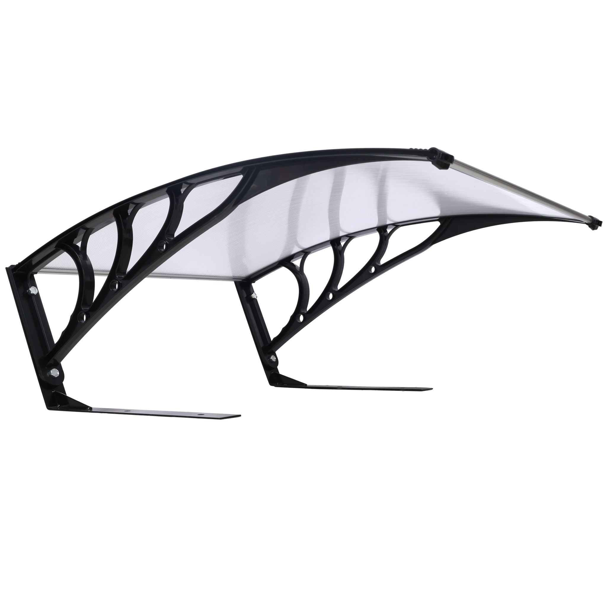 Weather Resistant Polycarbonate Canopy Outdoor Shade Cover For Robotic Lawn Mowers - Black by Unique Piece Furniture