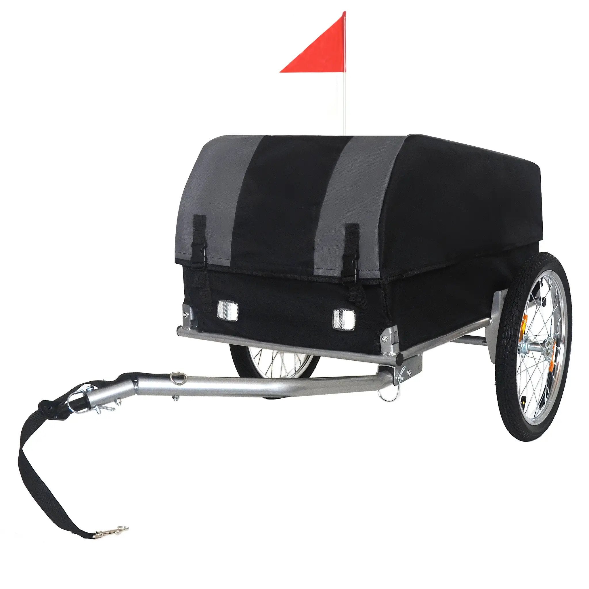 Heavy-Duty Bike Cargo Trailer with Removable Waterproof Cover by HouseOfZazla