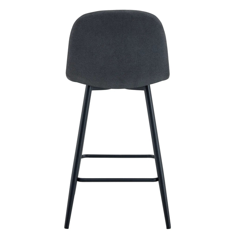 Modern Bar Chair Rounded Backrest (Set of 2)