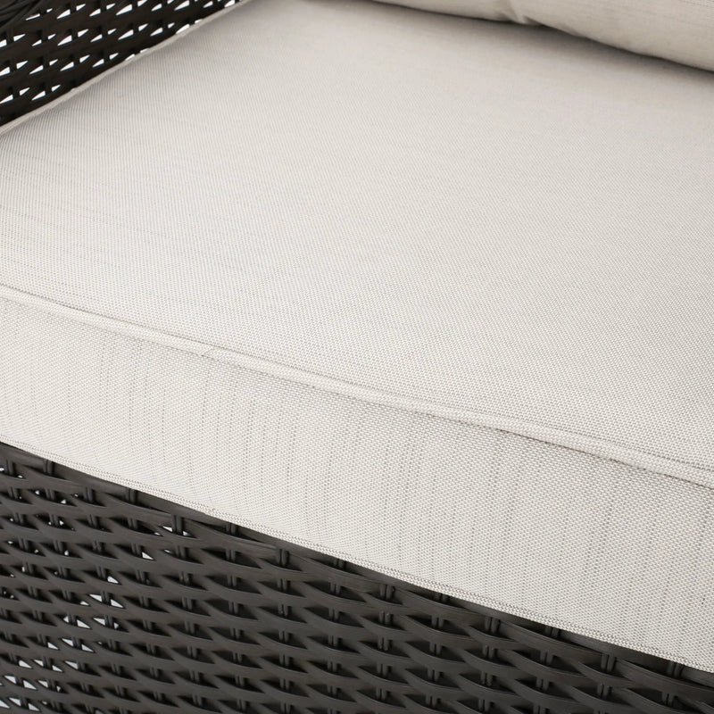 Amaya Outdoor Swivel Rocker Chair with Water Resistant Cushions by HouseOfZazla