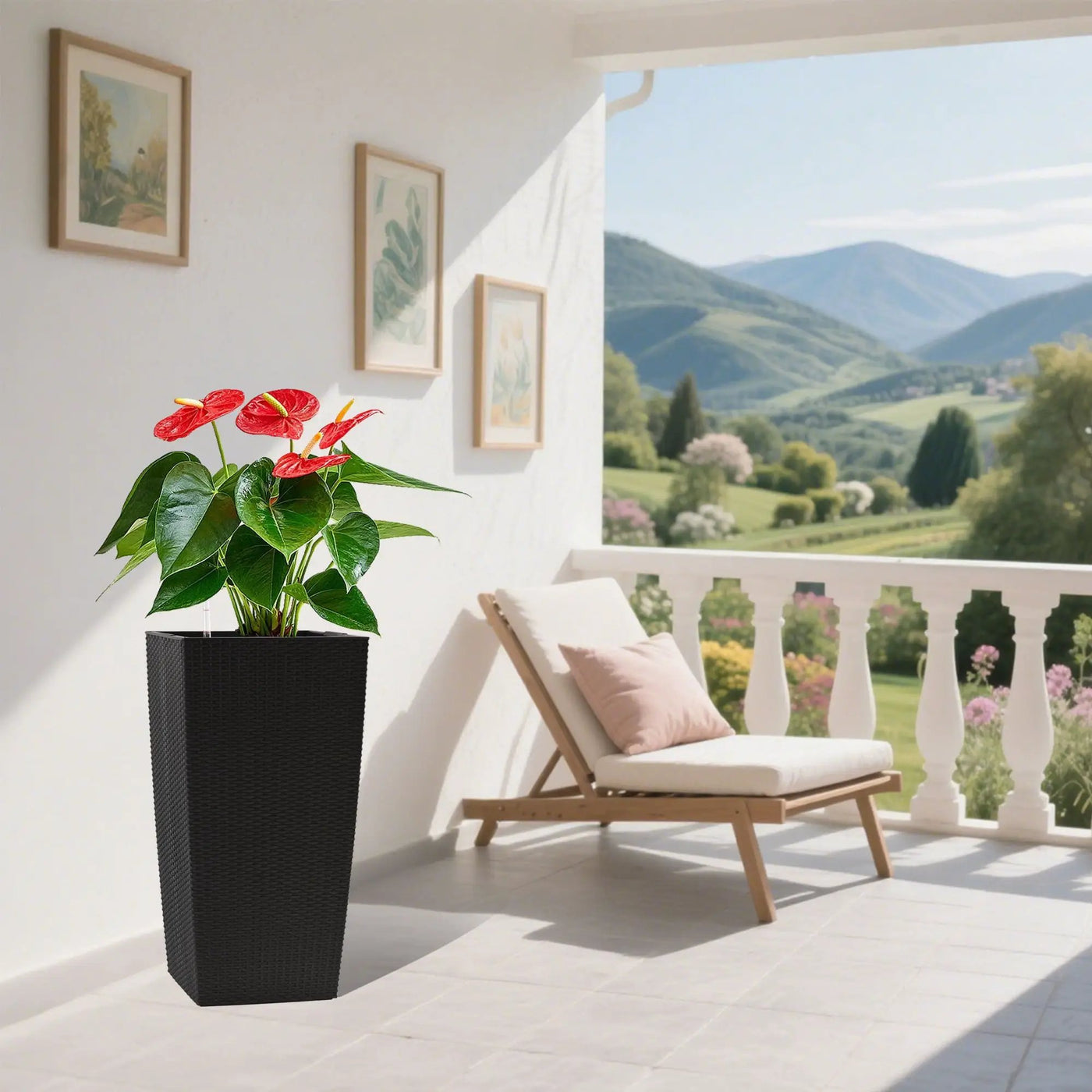 Indoor Outdoor Planter With Automatic Watering System by HouseOfZazla