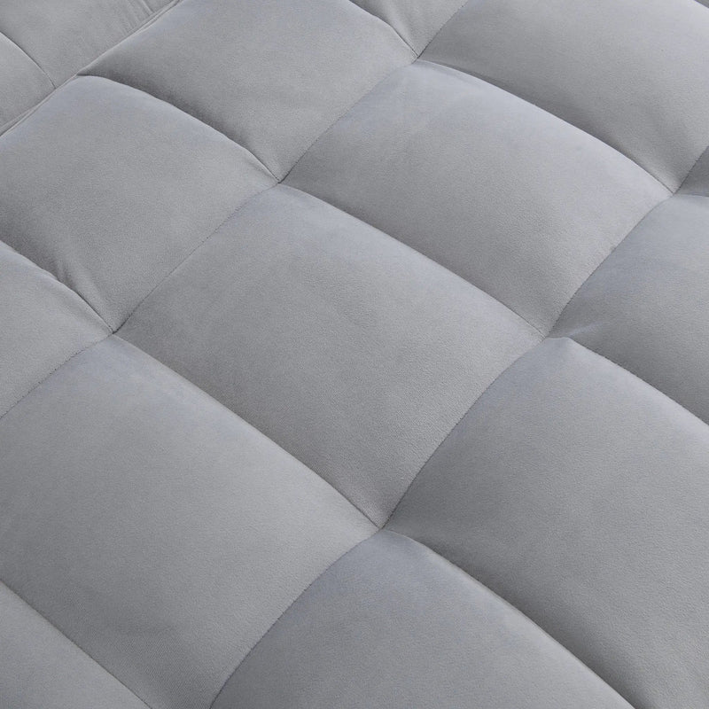 Modern Velvet Loveseat Futon Sofa Couch with Pullout Bed by HouseOfZazla