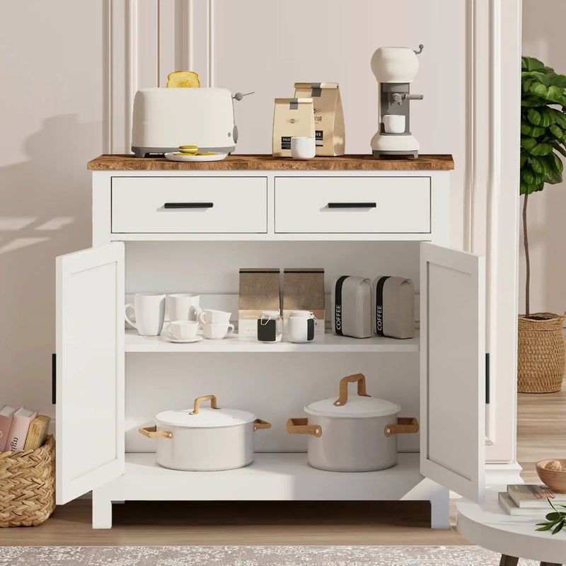 Modern Farmhouse Kitchen Storage Cabinet by HouseOfZazla