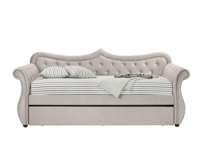 Adkins Twin Daybed With Trundle - Beige, photo 3 of 4