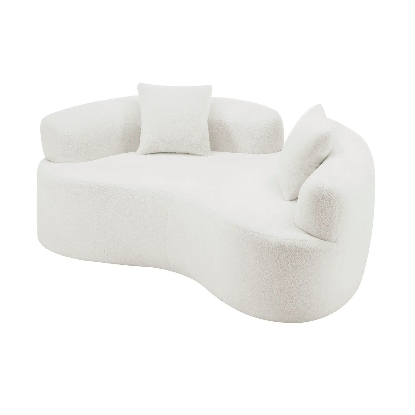Modern Curved Loveseat by HouseOfZazla