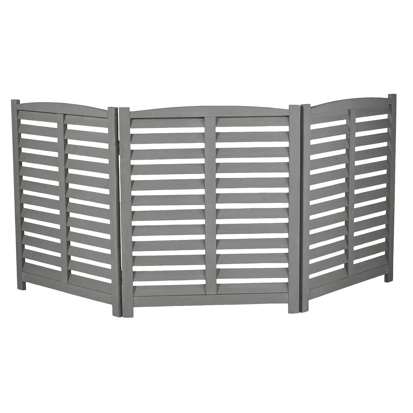 3 Panel Outdoor Wooden Air Conditioner Fence by HouseOfZazla