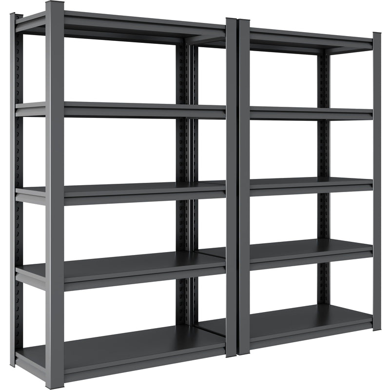 Industrial Heavy Duty Metal Garage Shelving Unit, Adjustable Storage Rack by HouseOfZazla