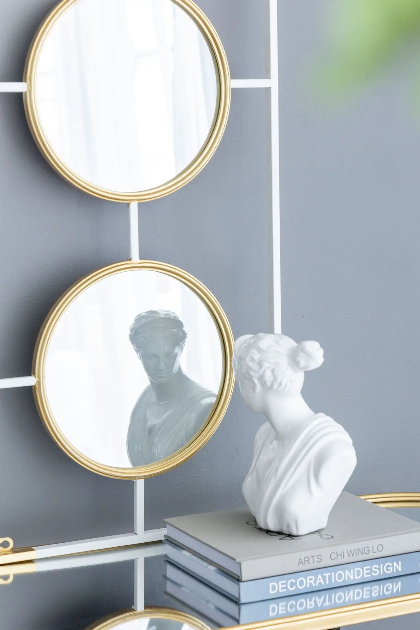 3 Mirror Piece Wall Mirror InRectangular Frame, Home Wall Decor For Bedroom Living Room by HouseOfZazla