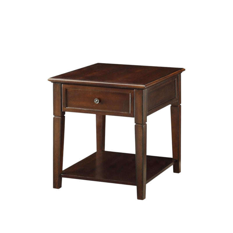 Dark Brown End Table with Lift Top Storage - Malachi Versatile Design