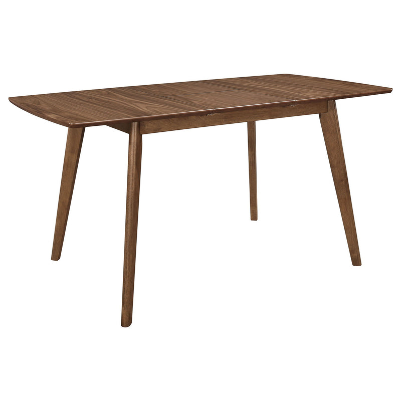 Rectangular Dining Table With Butterfly Leaf - Walnut by HouseOfZazla