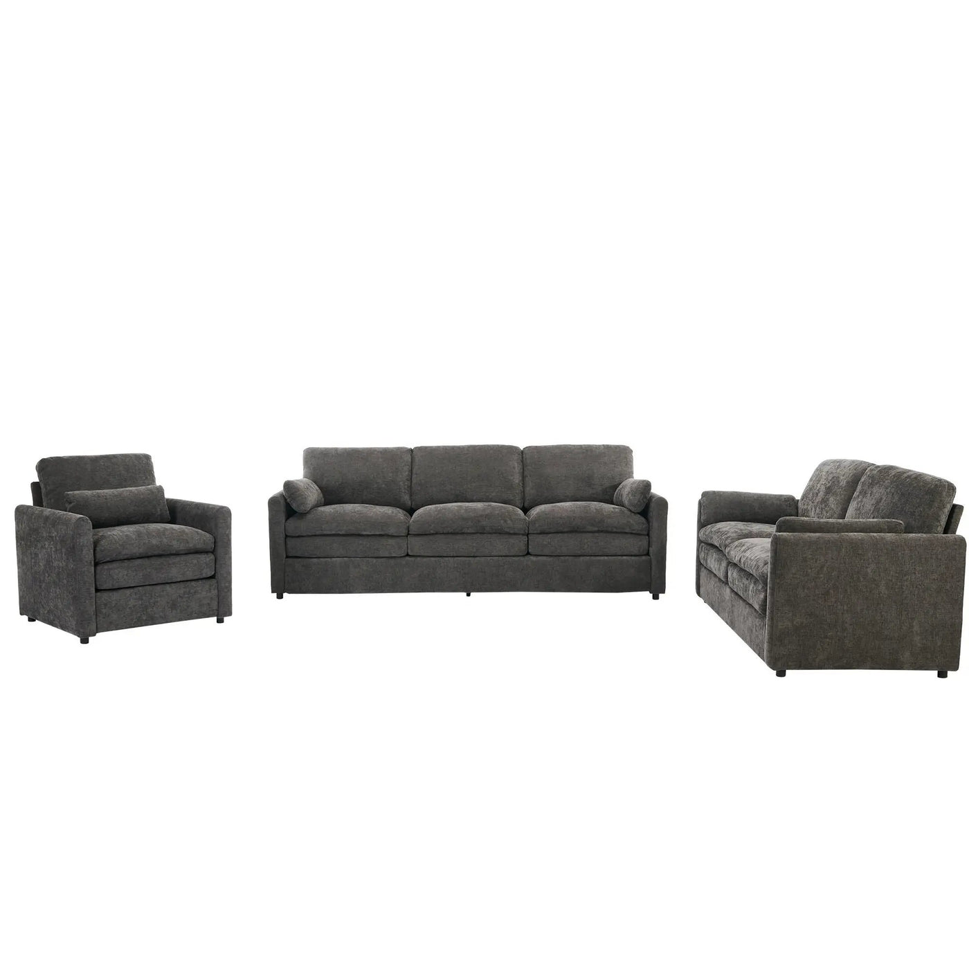 Cozy Upholstered Sofa Set For Living Room by HouseOfZazla