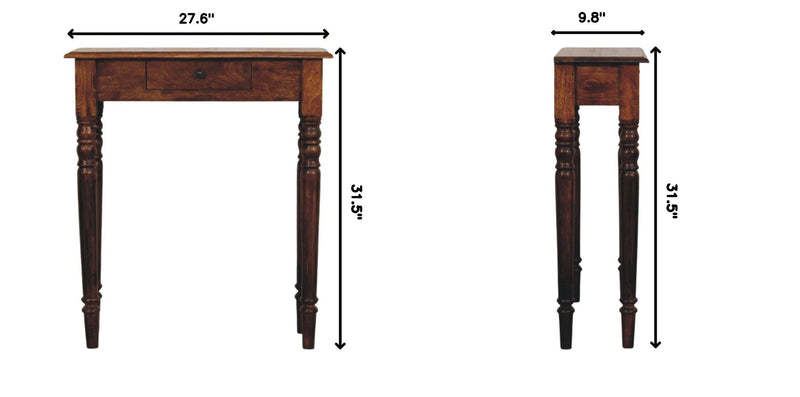 Turned Legs Drawer Console Table by HouseOfZazla