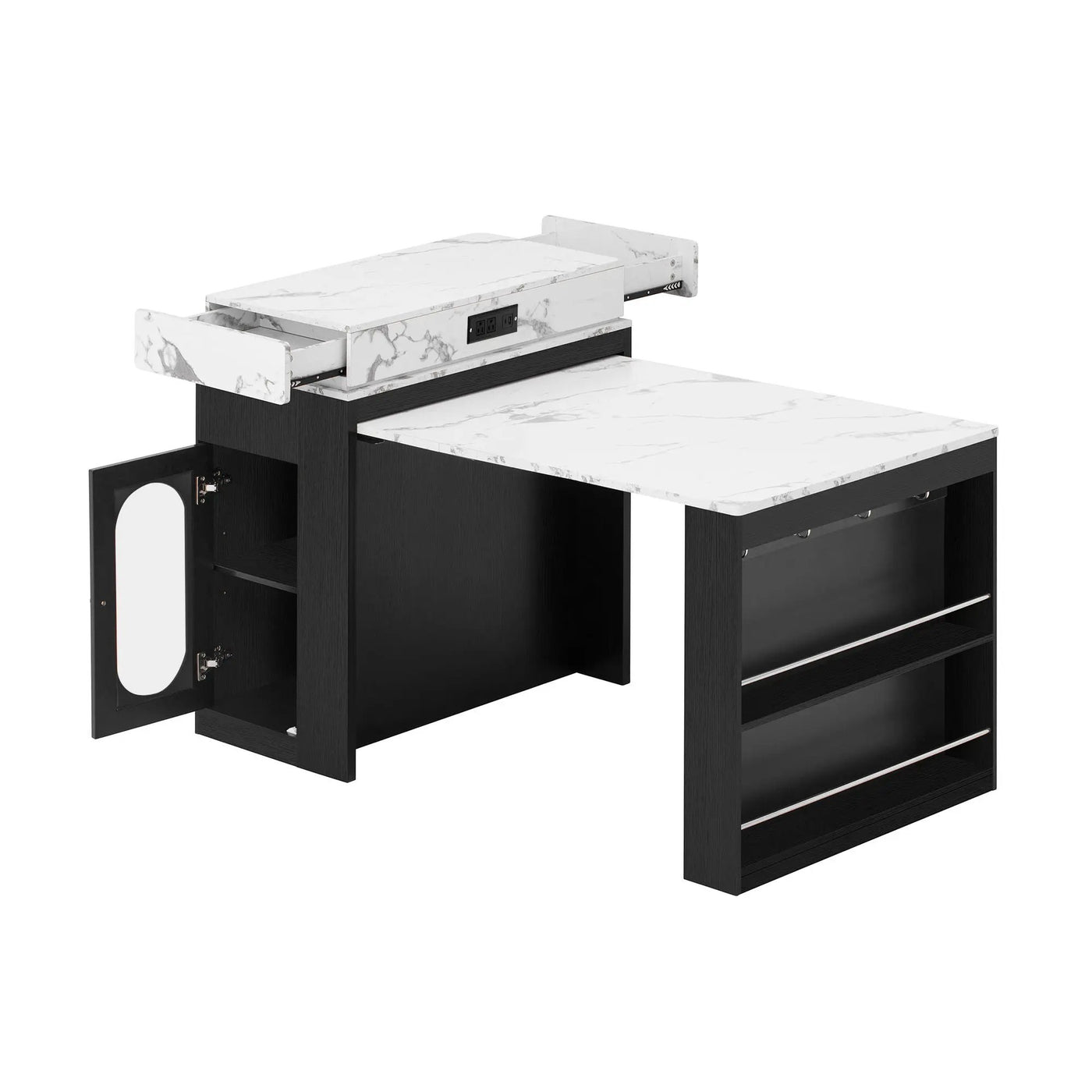 Extendable Dining Table With Folding Top by HouseOfZazla