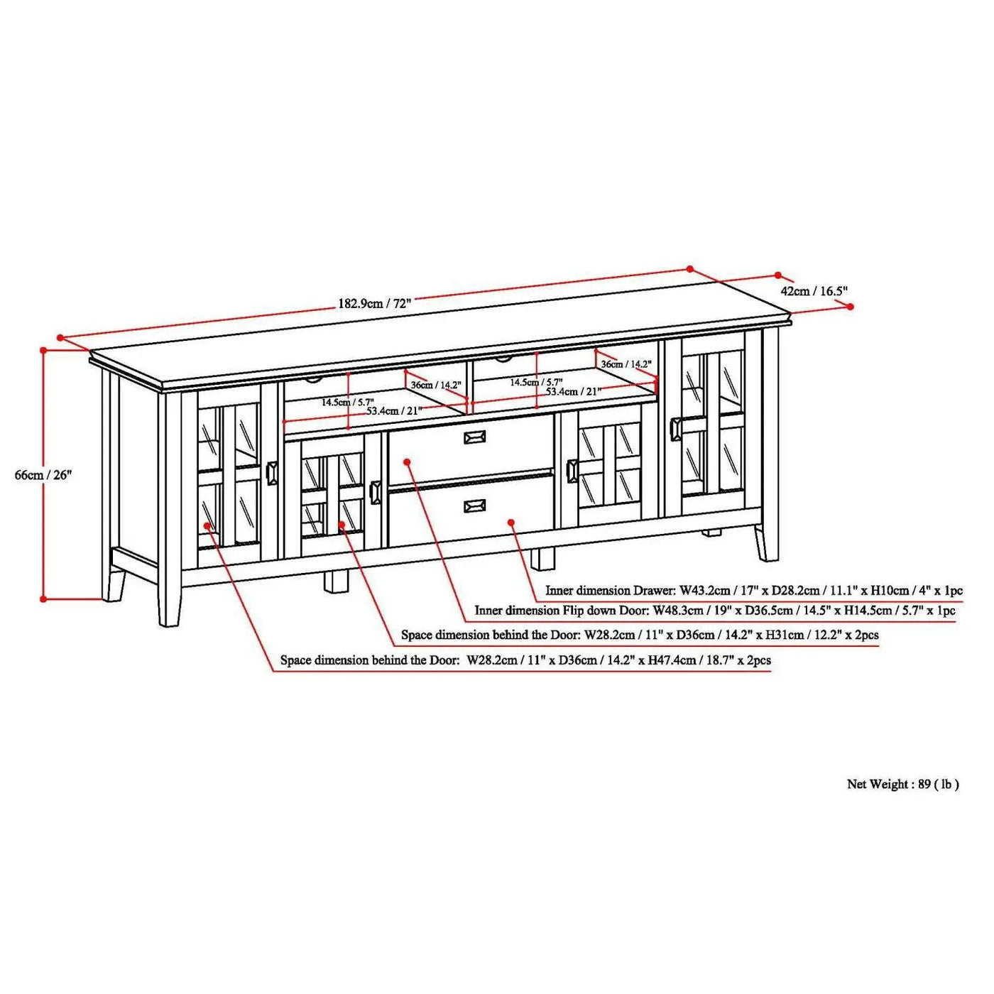 Artisan - TV Media Stand by HouseOfZazla