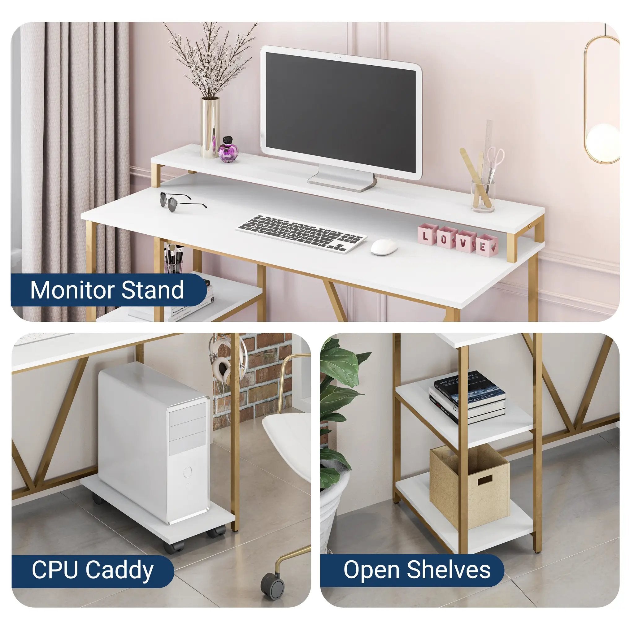 Techni Mobili Industrial Writing Desk by HouseOfZazla
