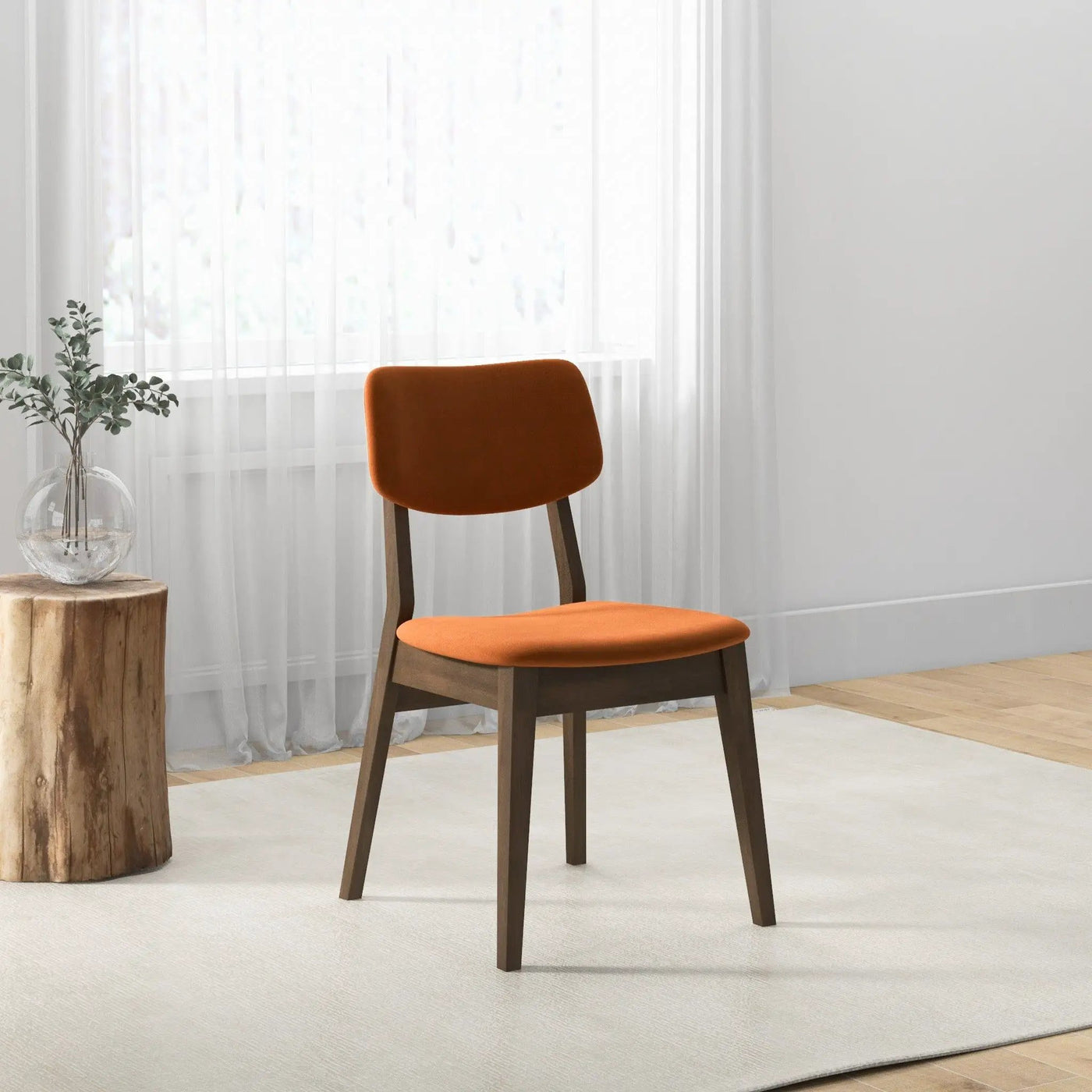Carlos - Solid Back Side Chair (Set of 2) by HouseOfZazla