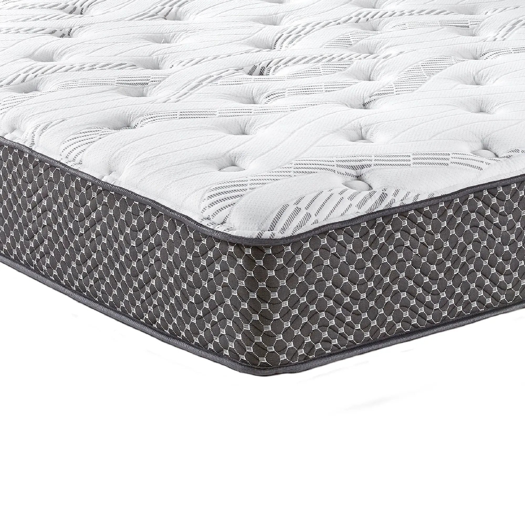10" Quilted Hybrid Mattress, Medium Firm by HouseOfZazla