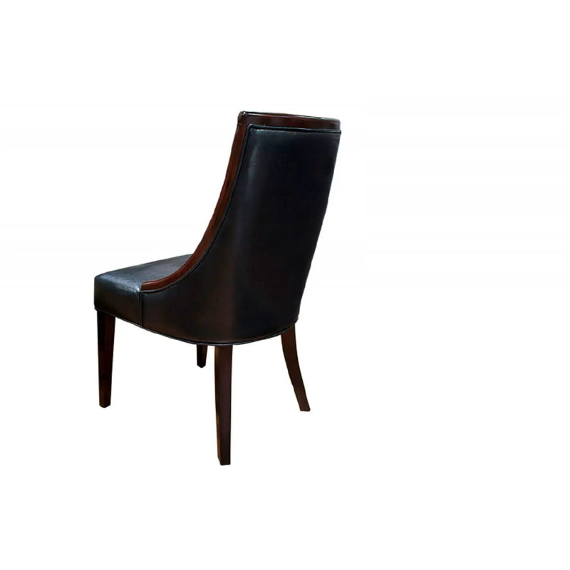 Clair - Tufted Dining Room Side Chair (Set of 2) - Dark Coffee / Black by Unique Piece Furniture