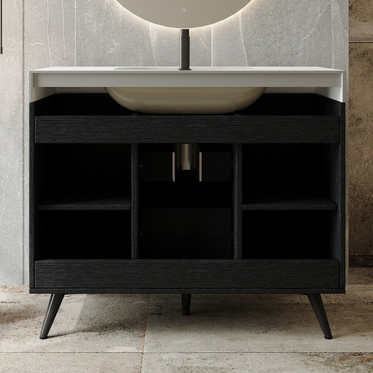 36" Modern Freestanding Bathroom Vanity by HouseOfZazla