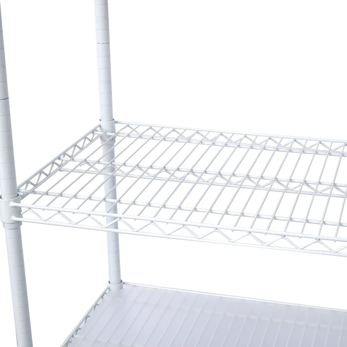 7 Tier Metal Shelf Wire Shelving Unit, 2450Lbs Heavy Duty Adjustable Storage Rack With Wheels & Shelf Liners For Closet Kitchen Garage Basement Commercial Shelving by HouseOfZazla