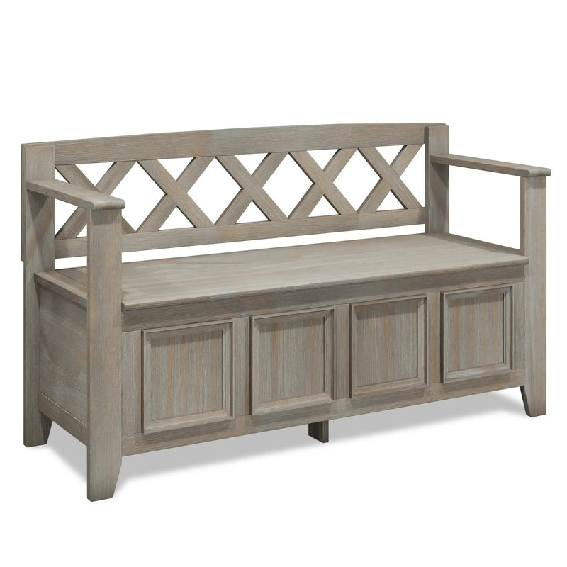 Amherst - Handcrafted Entryway Storage Bench by HouseOfZazla