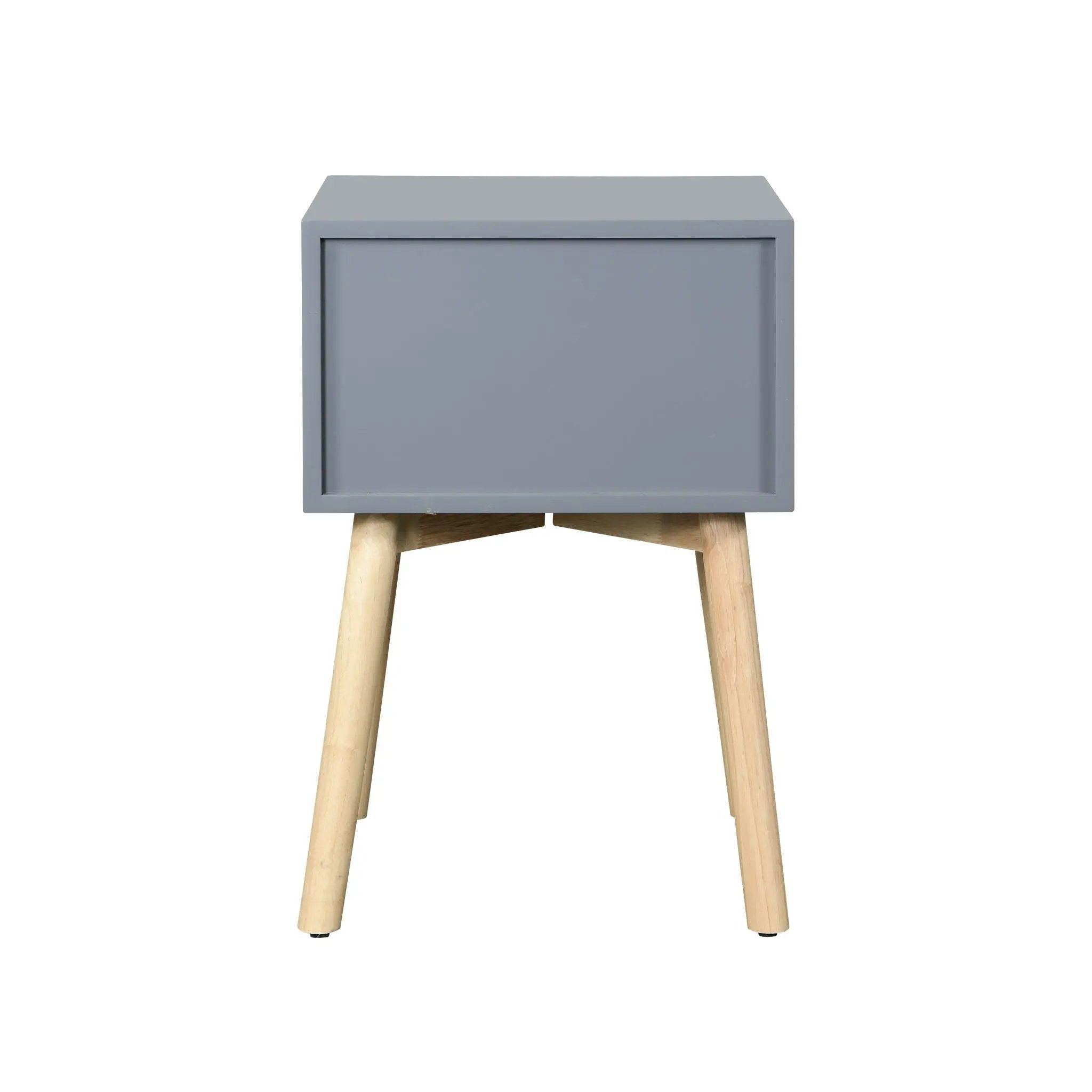 Side Table With 2 Drawer, Mid-Century Modern Storage Cabinet For Bedroom by Unique Piece Furniture