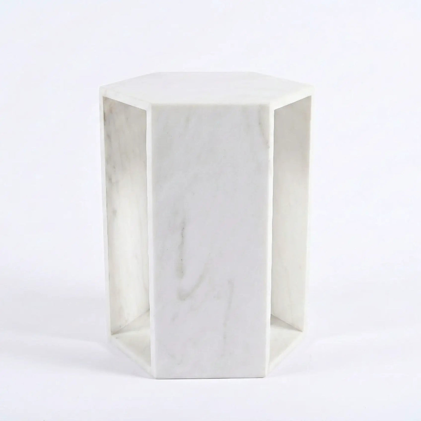 Modern Minimalist Hexagon Side Table by HouseOfZazla
