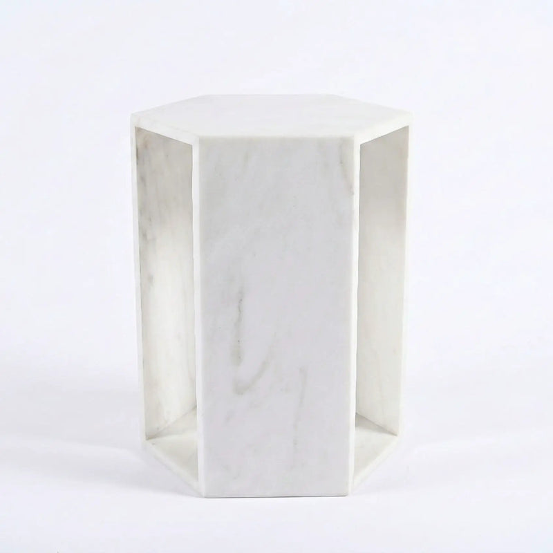 Modern Minimalist Hexagon Side Table by HouseOfZazla
