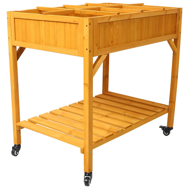 Elevated 8 Pocket Herb Garden Bed by HouseOfZazla
