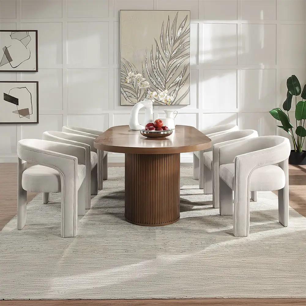 Gamarya - Dining Table - Dark Oak by Unique Piece Furniture
