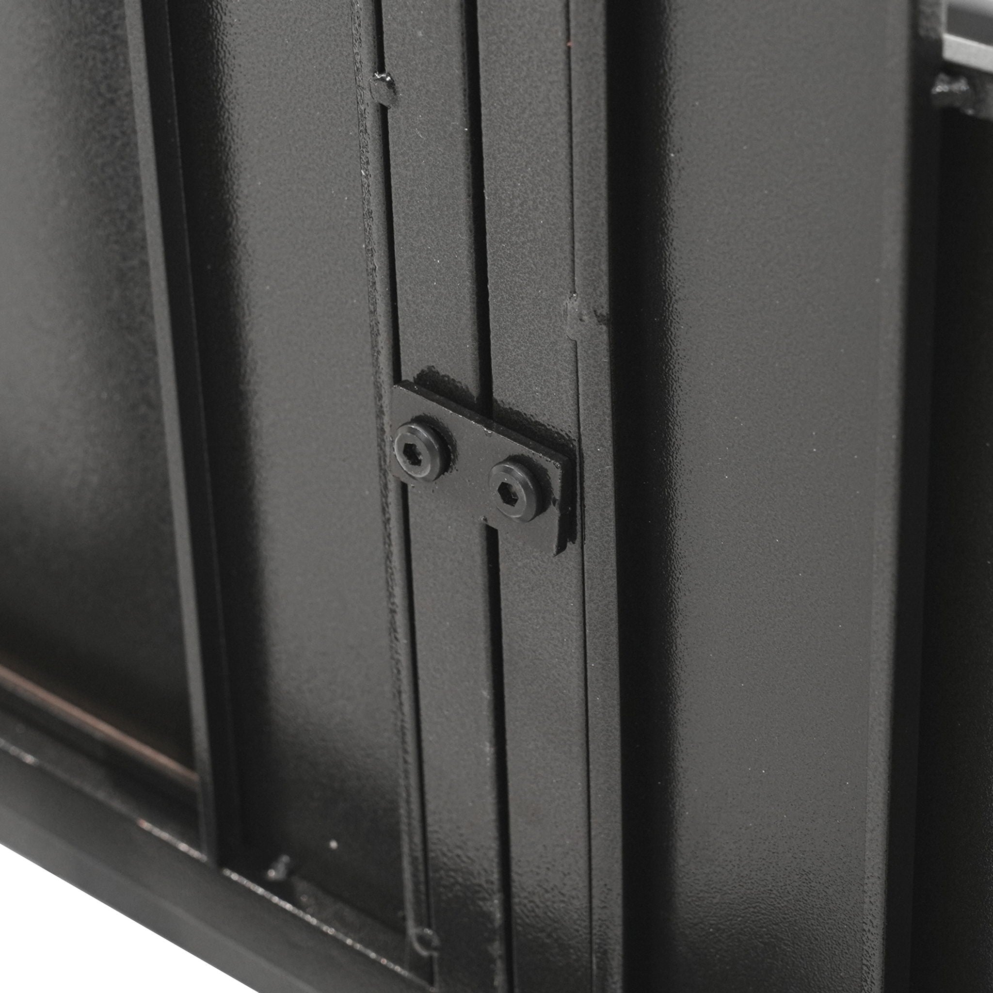 Extra Large Heavy Duty Dog Crate With Removable Pans For Dogs - Black by HouseOfZazla