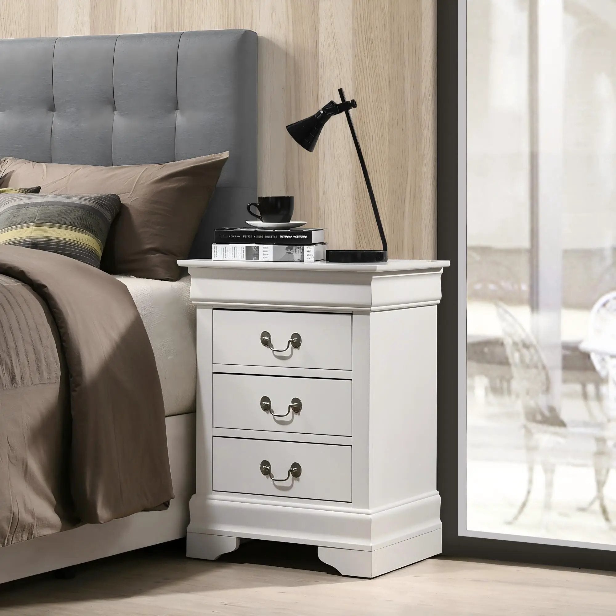 Louis Phillipe - Nightstand - Wood by Unique Piece Furniture