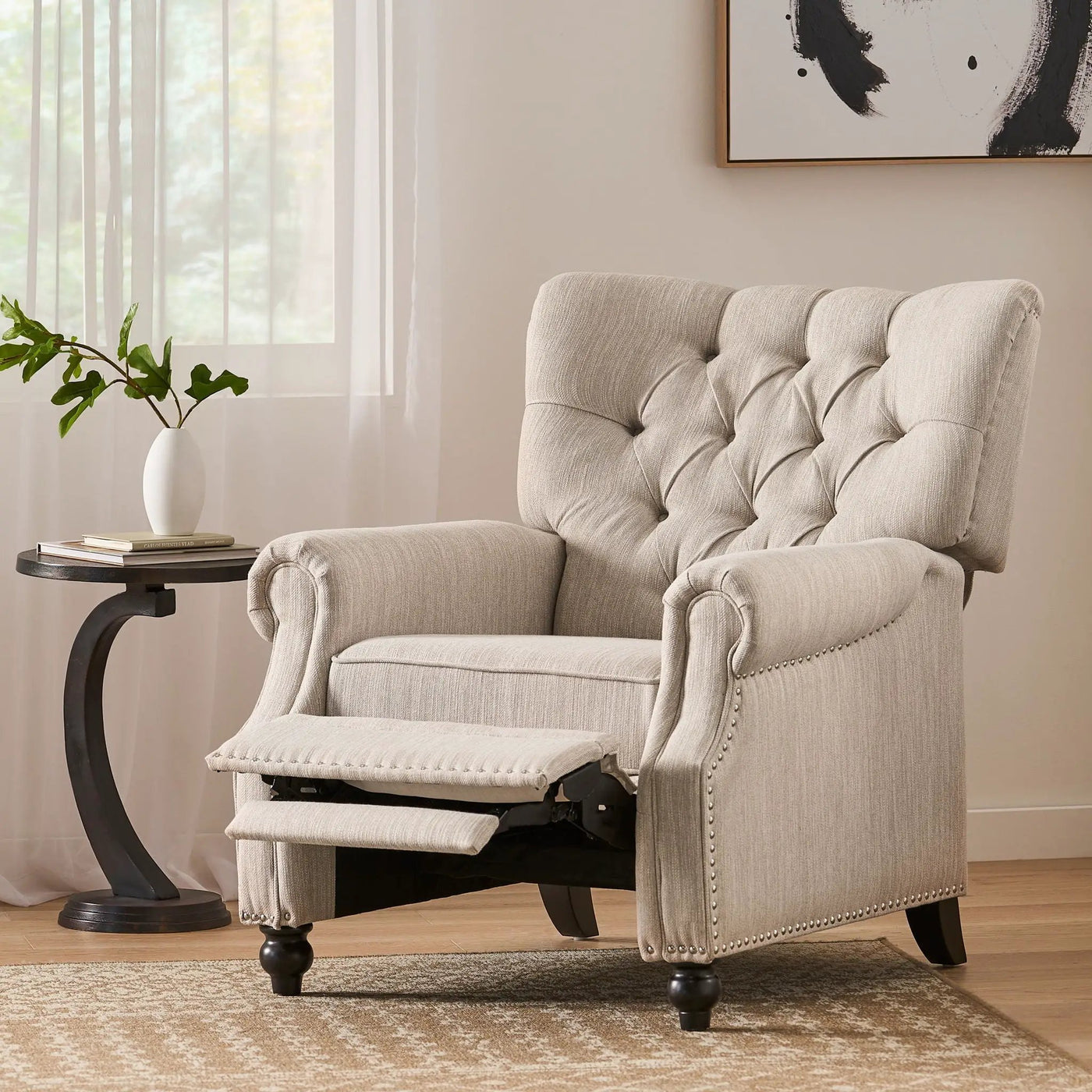 Welch Contemporary Tufted Pushback Recliner by HouseOfZazla