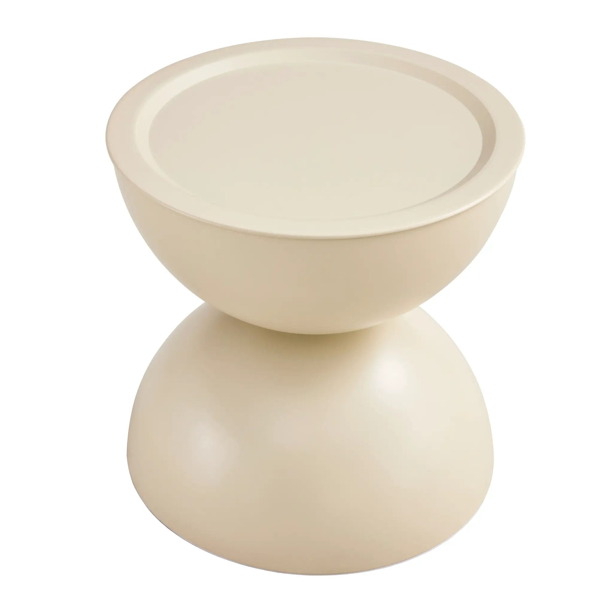 Set of 2 Milk White Coffee Table and End Table With Storage. by BLAKHOM
