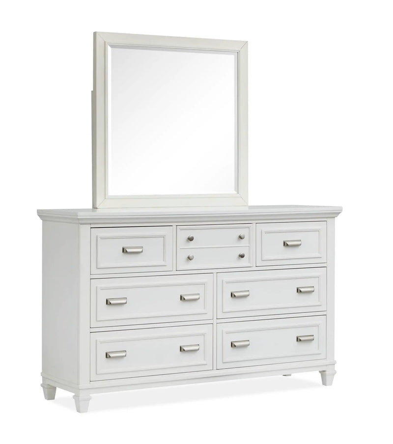 Charleston - Drawer Dresser With Landscape Mirror by Unique Piece Furniture