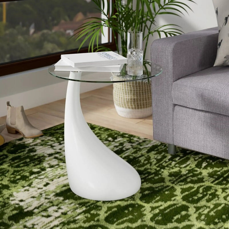 Lava - Accent Table With Curved Base by HouseOfZazla