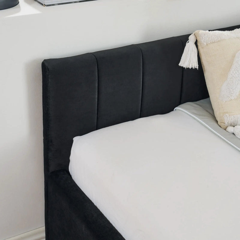 Upholstered Tufted Daybed Frame With Storage Drawers by HouseOfZazla