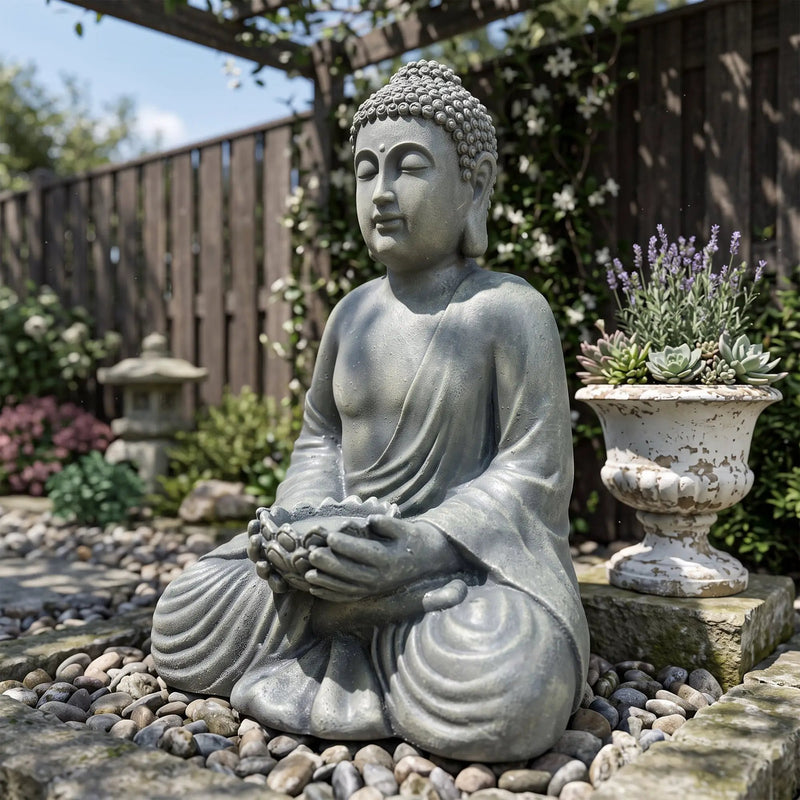 Magnesium Oxide Buddha Statue by HouseOfZazla
