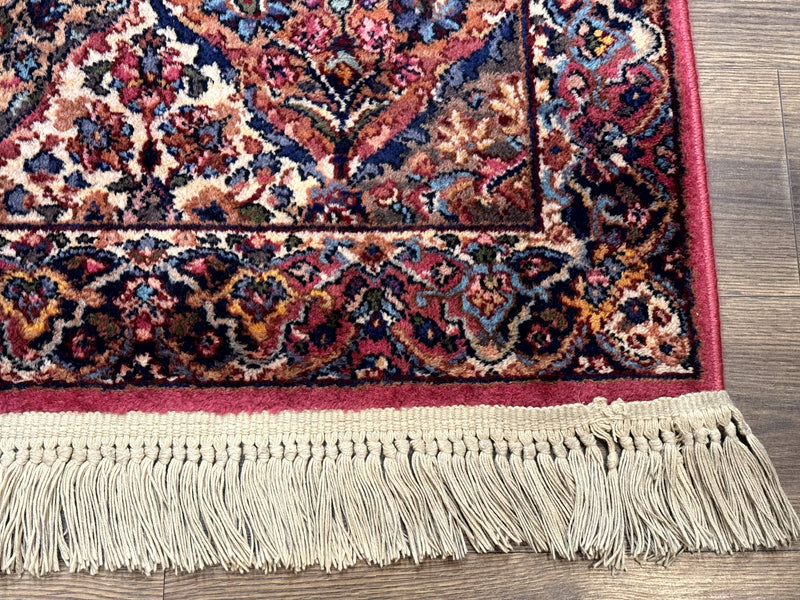 Karastan Rug 3x5 Multicolor Panel Kirman #717, Original 700 Series, Wool Pile, Discontinued by Jewel Rugs