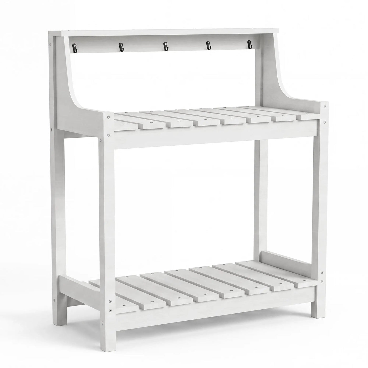 Potting Benches for Outside, HDPE Garden Potting Table with Storage by HouseOfZazla