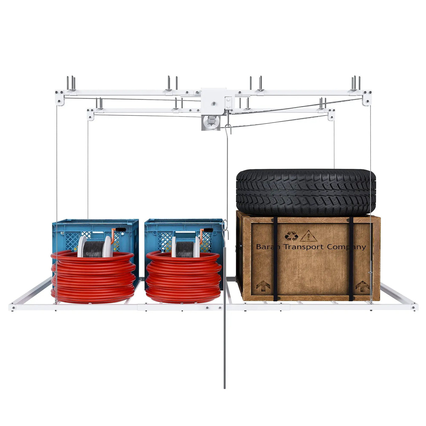Overhead Garage Storage Rack by HouseOfZazla