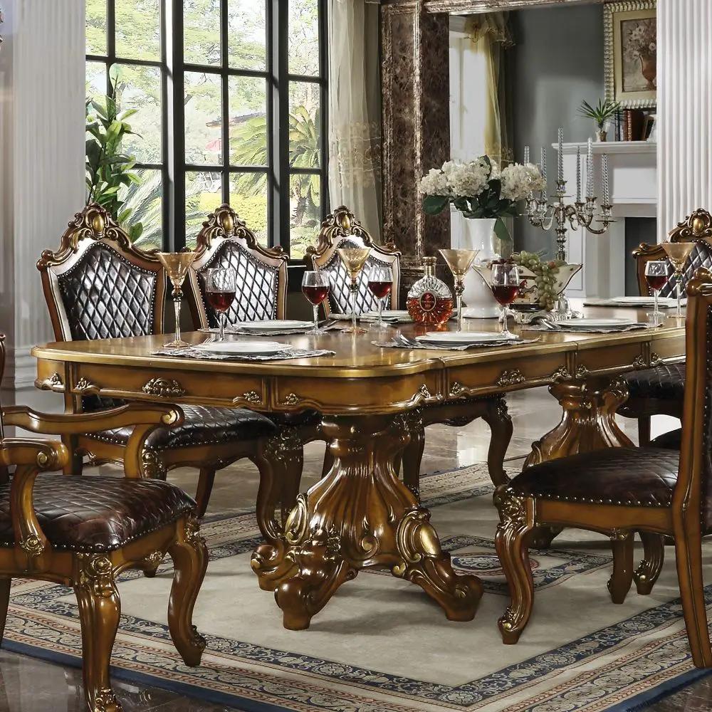 Picardy - Dining Table - Honey Oak by Unique Piece Furniture