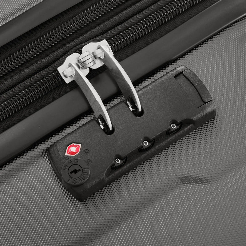 2 Piece Luggage Set With Bags Expanable Spinner Wheels ABS Lightweight Suitcase With Tsa Lock 20" / 24" by HouseOfZazla