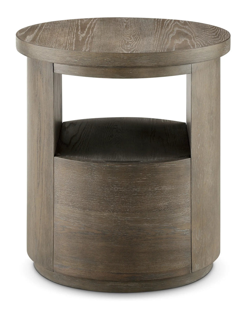 Bosley - Round End Table - Porpoise by Unique Piece Furniture