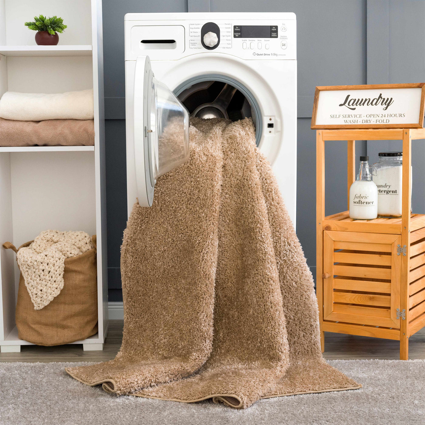 Judy Brown - Promo Washable Area Rug - Clearance by Boutique Rugs