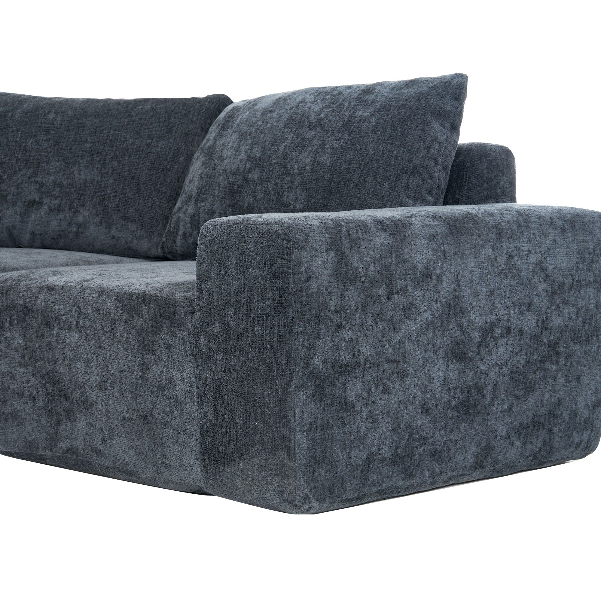 Modular Cloud Sectional Sofa Set, U-Shaped Upholstered Couch With Deep Seat by HouseOfZazla
