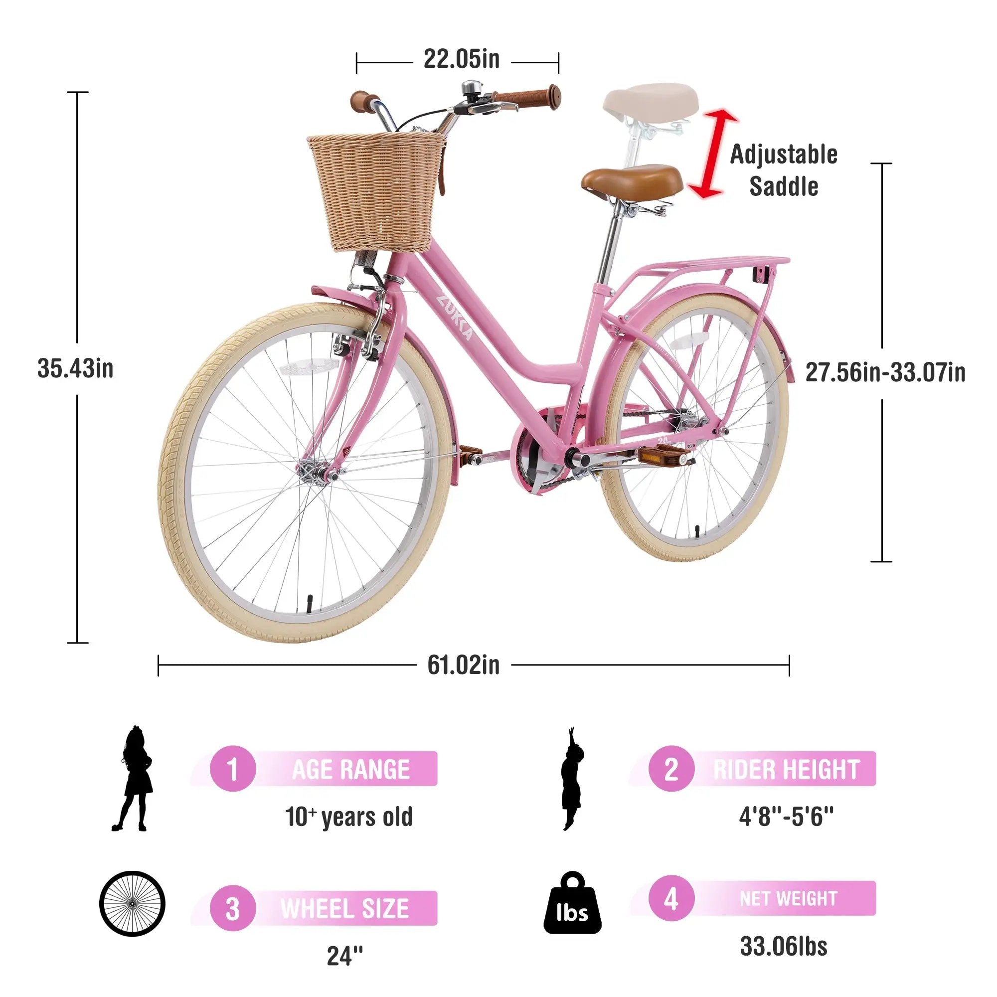 24 Inch Girls Bike by HouseOfZazla