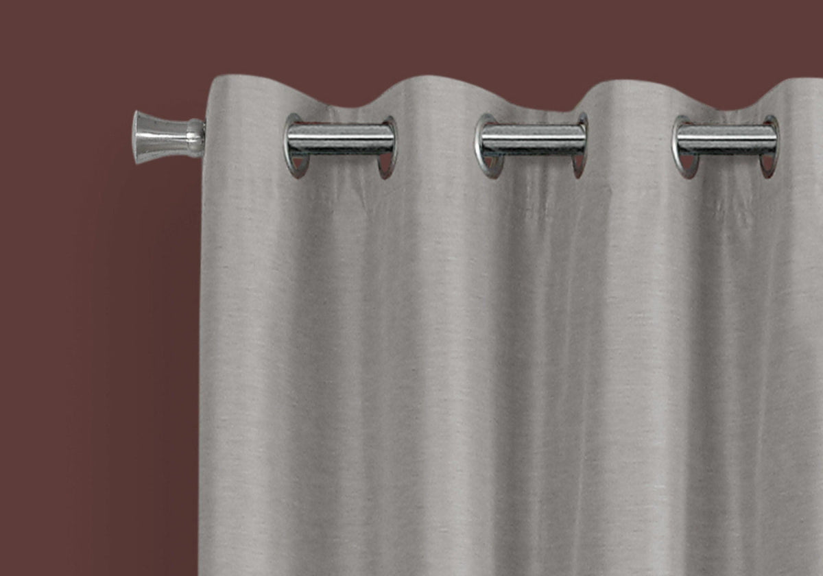 2 Pieces Set Room Darkening Curtain Panels with Grommet, photo 16 of 28